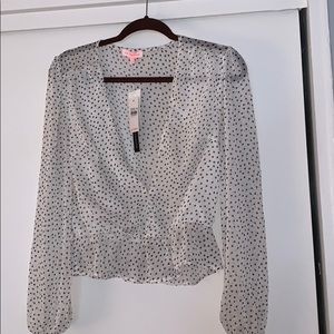 NWT Re=named Blouse with Stars